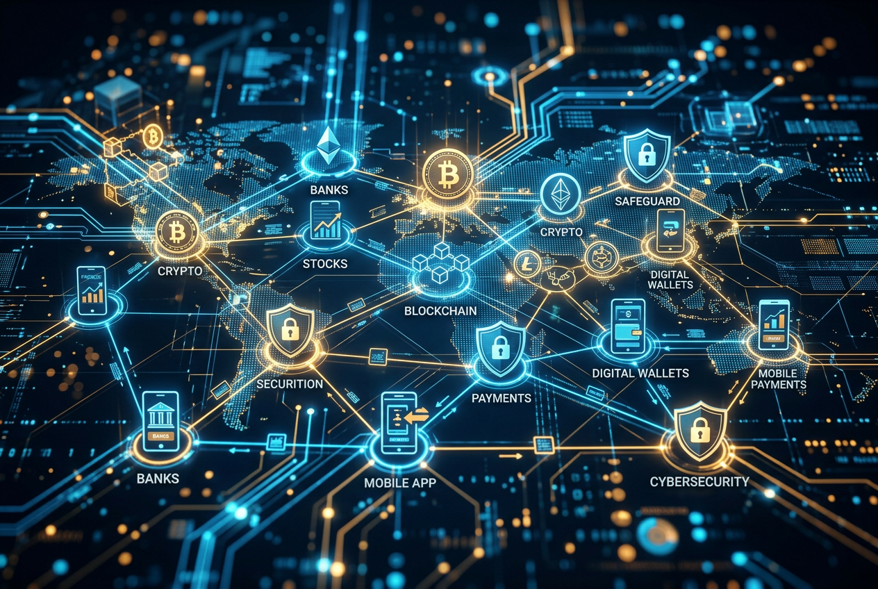 Wizualizacja nowoczesnych systemów płatności i blockchain w iGamingu